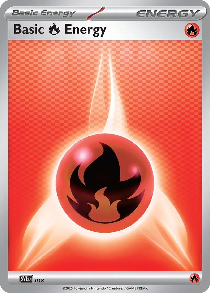 Basic Fire Energy 018 — Scarlet & Violet Energies (English Pokémon TCG card)