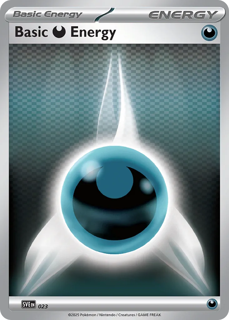Basic Darkness Energy 023 — Scarlet & Violet Energies (English Pokémon TCG card)