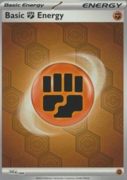 Basic Fighting Energy Reverse Holo — Scarlet & Violet Energies (English Pokémon TCG card)