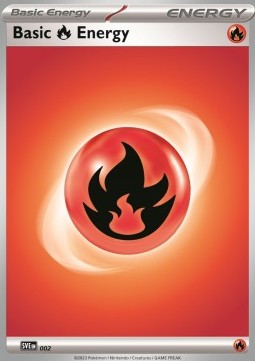 Basic Fire Energy SVE 002 — Scarlet & Violet Energies (English Pokémon TCG card)