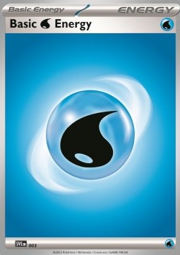 Basic Water Energy SVE 003 — Scarlet & Violet Energies (English Pokémon TCG card)