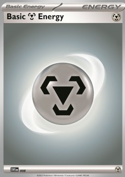 Basic Metal Energy SVE 008 — Scarlet & Violet Energies (English Pokémon TCG card)