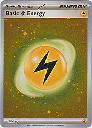 Basic Lightning Energy Cosmos Holo — Scarlet & Violet Energies (English Pokémon TCG card)