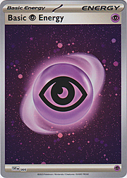 Basic Psychic Energy Cosmos Holo — Scarlet & Violet Energies (English Pokémon TCG card)