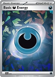 Basic Darkness Energy Cracked Ice Holo — Scarlet & Violet Energies (English Pokémon TCG card)