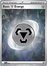 Basic Metal Energy Cracked Ice Holo — Scarlet & Violet Energies (English Pokémon TCG card)