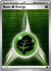 Basic Grass Energy Reverse Holo — Scarlet & Violet Energies (English Pokémon TCG card)