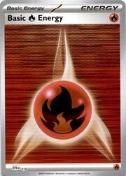 Basic Fire Energy Reverse Holo — Scarlet & Violet Energies (English Pokémon TCG card)