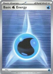 Basic Water Energy Reverse Holo — Scarlet & Violet Energies (English Pokémon TCG card)
