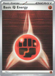 Basic Fighting Energy Reverse Holo — Scarlet & Violet Energies (English Pokémon TCG card)