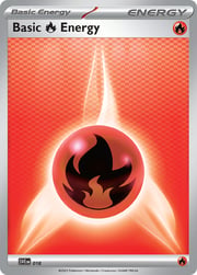 Basic Fire Energy SVE 018 — Scarlet & Violet Energies (English Pokémon TCG card)