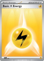 Basic Lightning Energy SVE 020 — Scarlet & Violet Energies (English Pokémon TCG card)