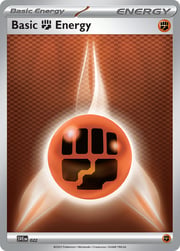 Basic Fighting Energy SVE 022 — Scarlet & Violet Energies (English Pokémon TCG card)