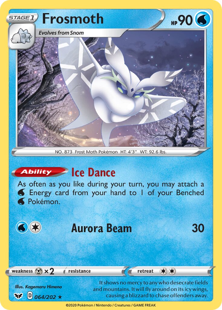 Frosmoth 064/216 — Sword & Shield (English Pokémon TCG card)