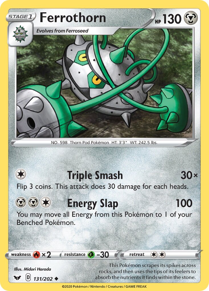 Ferrothorn 131/216 — Sword & Shield (English Pokémon TCG card)
