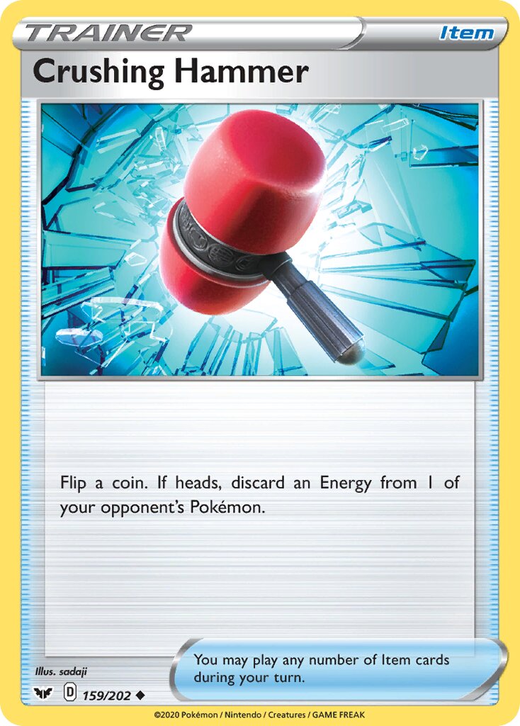 Crushing Hammer 159/216 — Sword & Shield (English Pokémon TCG card)