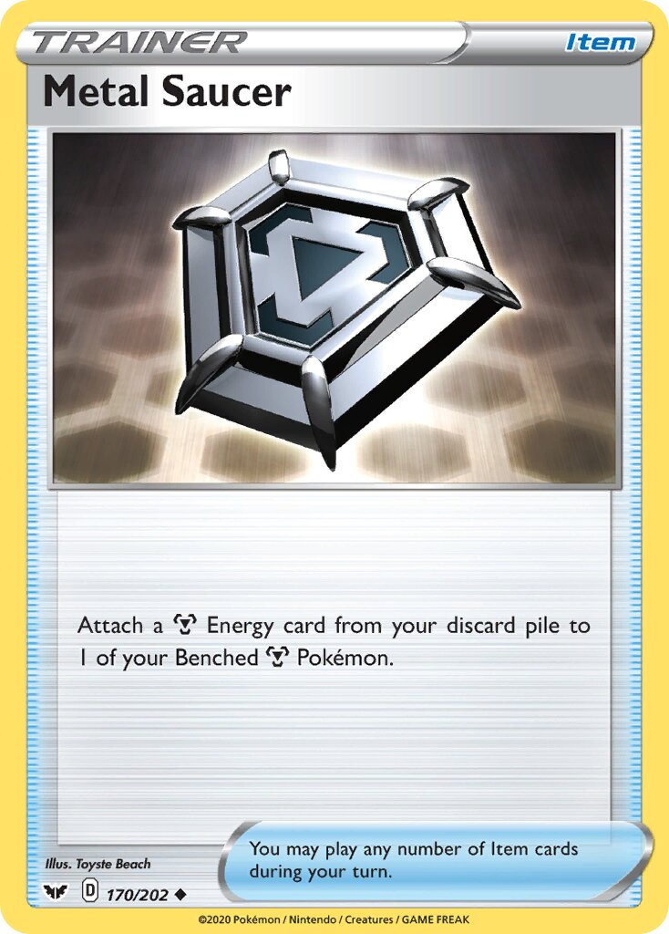 Metal Saucer 170/216 — Sword & Shield (English Pokémon TCG card)