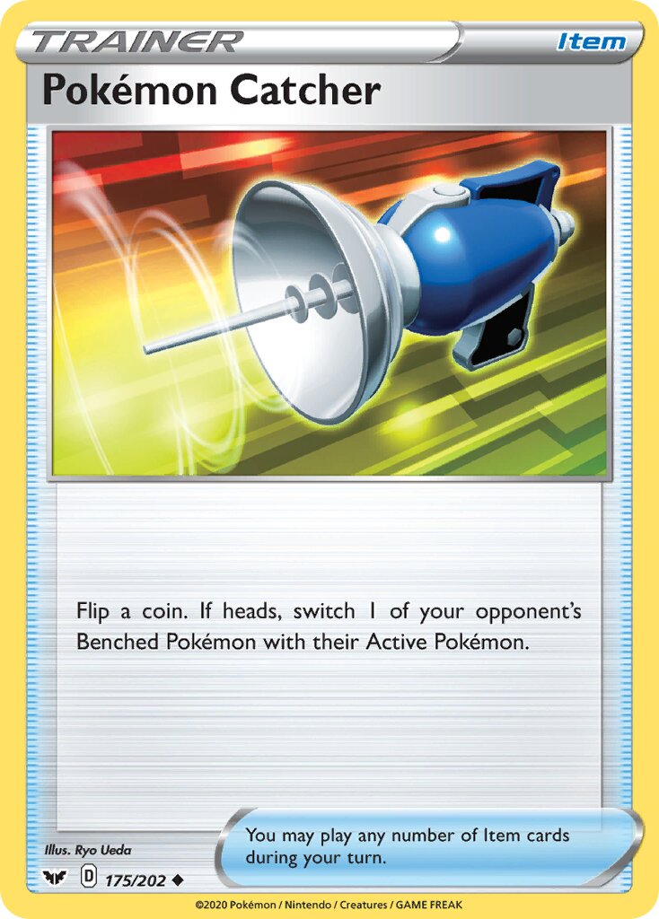 Pokémon Catcher 175/216 — Sword & Shield (English Pokémon TCG card)
