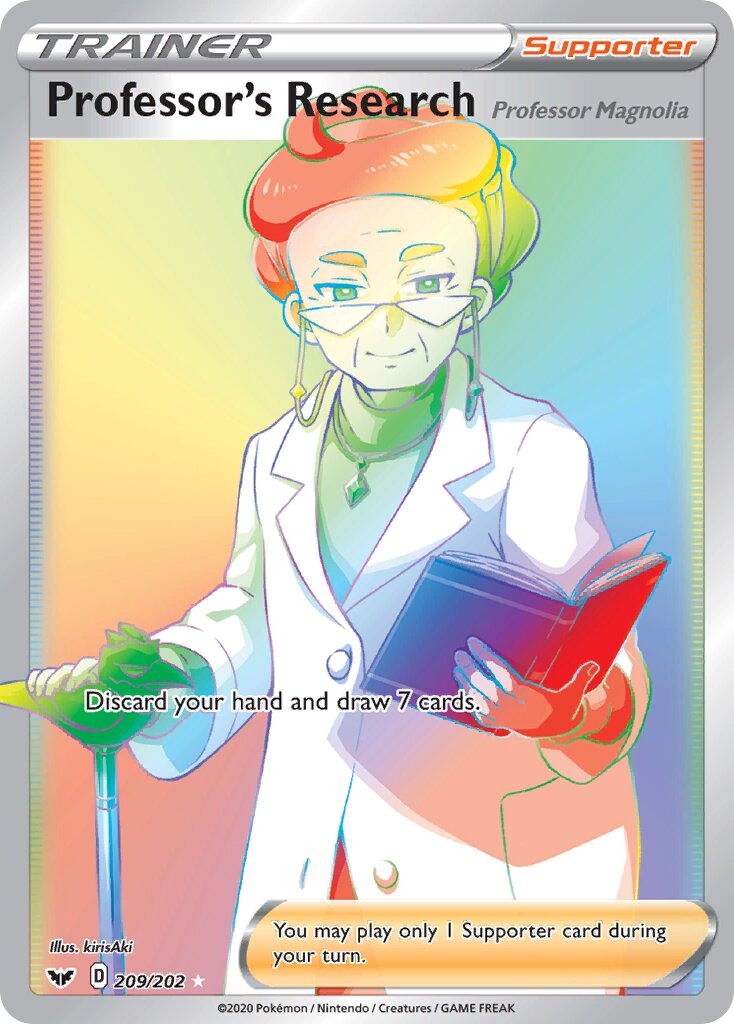 Professor's Research 209/216 — Sword & Shield (English Pokémon TCG card)