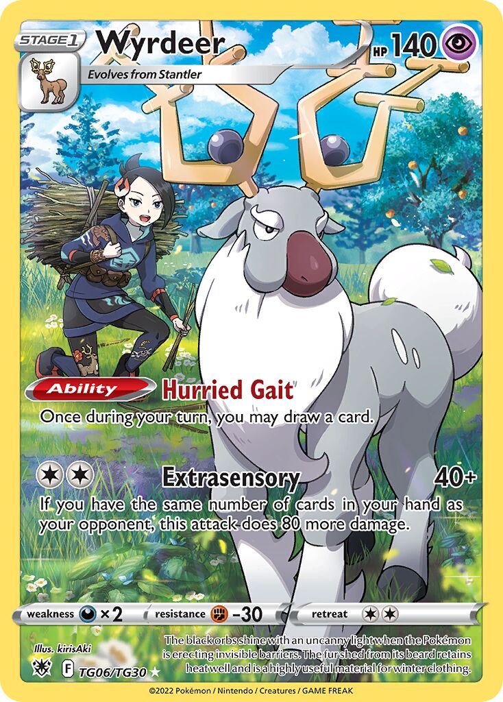Wyrdeer TG06 — Astral Radiance (English Pokémon TCG card)