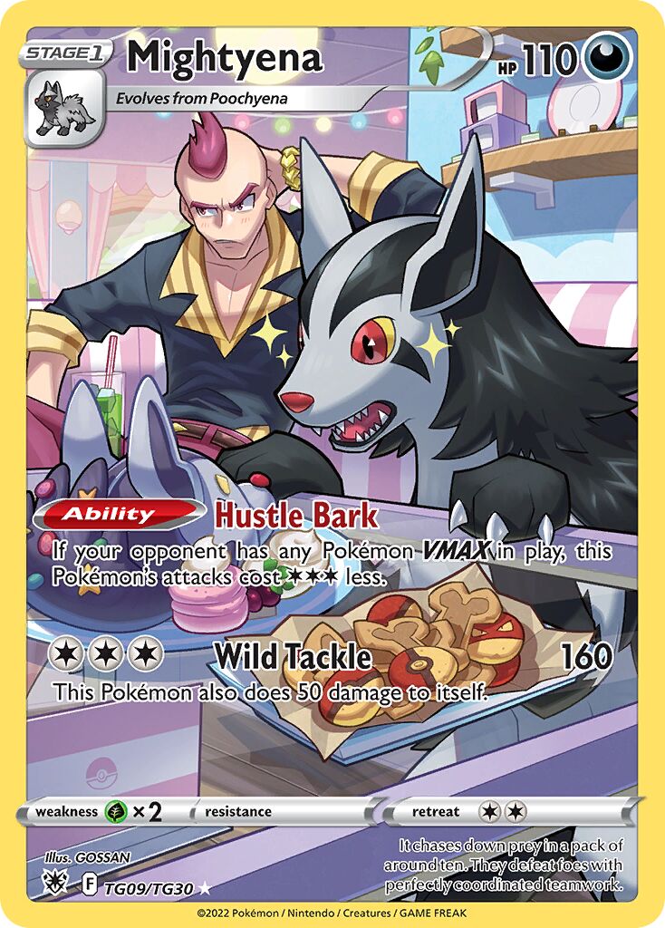 Mightyena TG09 — Astral Radiance (English Pokémon TCG card)