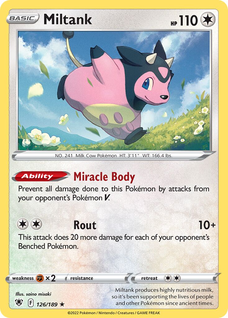 Miltank 126/246 — Astral Radiance (English Pokémon TCG card)