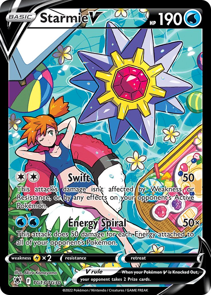 Starmie V TG13 — Astral Radiance (English Pokémon TCG card)