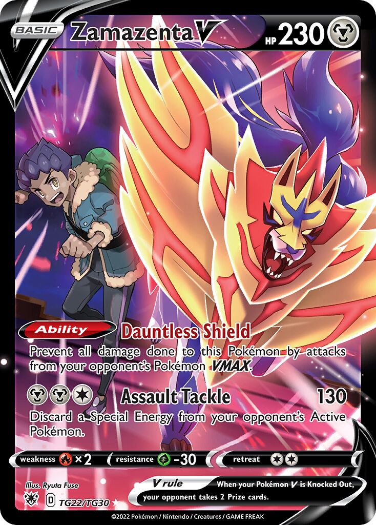Zamazenta V TG22 — Astral Radiance (English Pokémon TCG card)