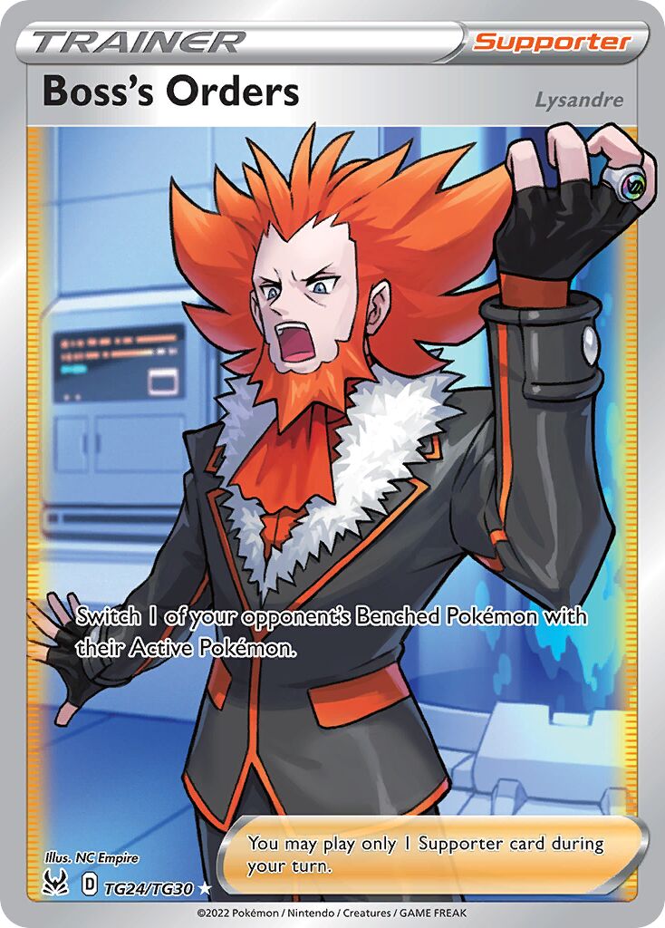 Boss's Orders TG24 — Lost Origin (English Pokémon TCG card)
