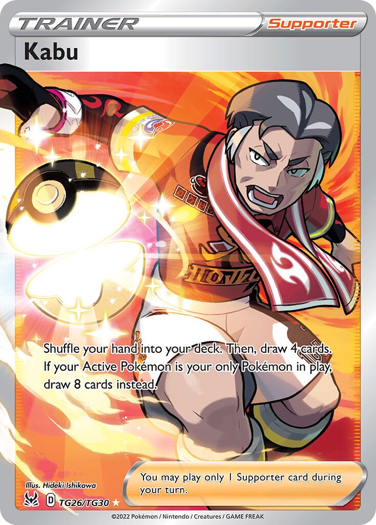 Kabu 026/30 — Lost Origin (Trainer Gallery) (English Pokémon TCG card)
