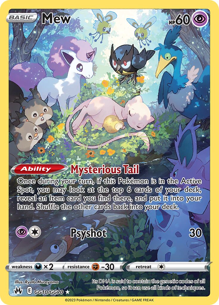 Mew 010/230 — Crown Zenith (English Pokémon TCG card)