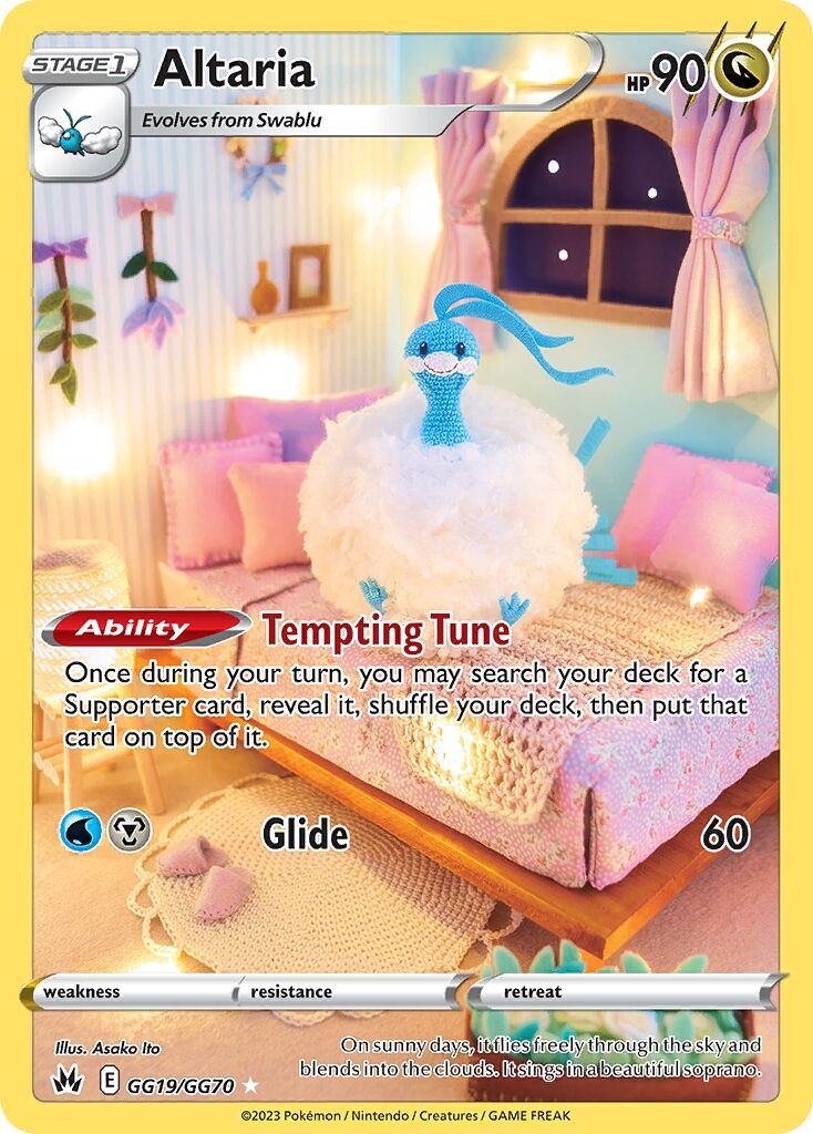 Altaria 019/230 — Crown Zenith (English Pokémon TCG card)