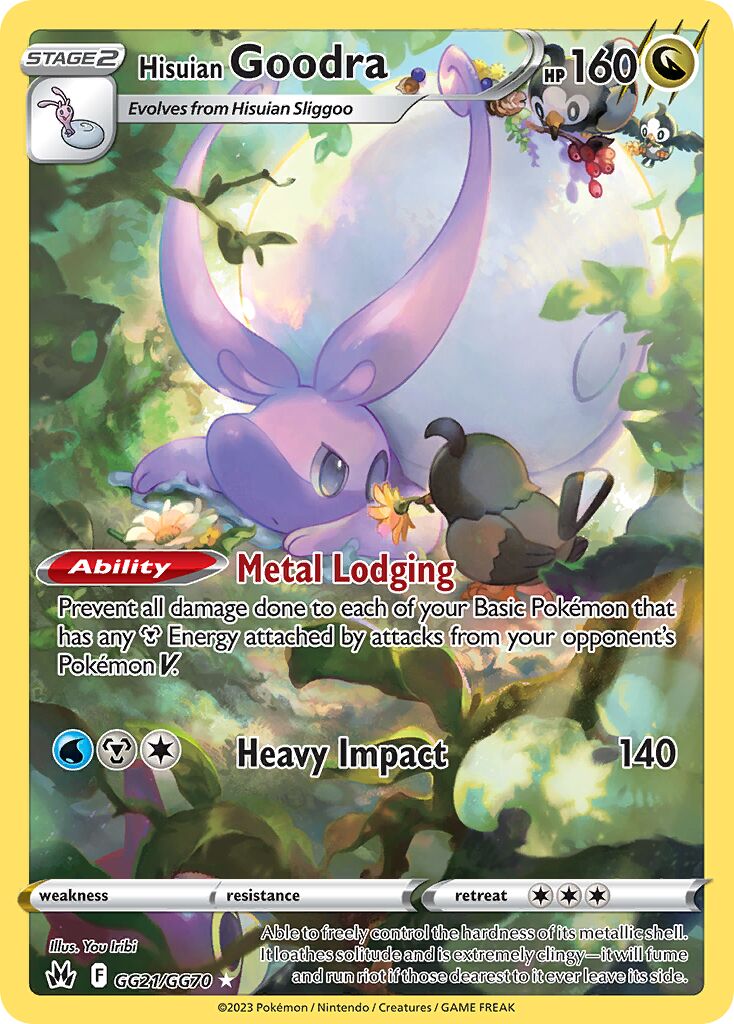 Hisuian Goodra 021/230 — Crown Zenith (English Pokémon TCG card)