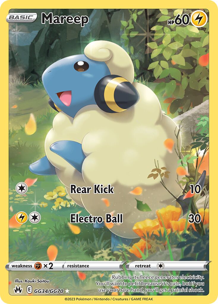 Mareep 034/230 — Crown Zenith (English Pokémon TCG card)