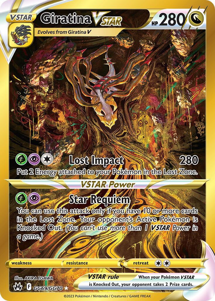 Giratina VSTAR 069/230 — Crown Zenith (English Pokémon TCG card)