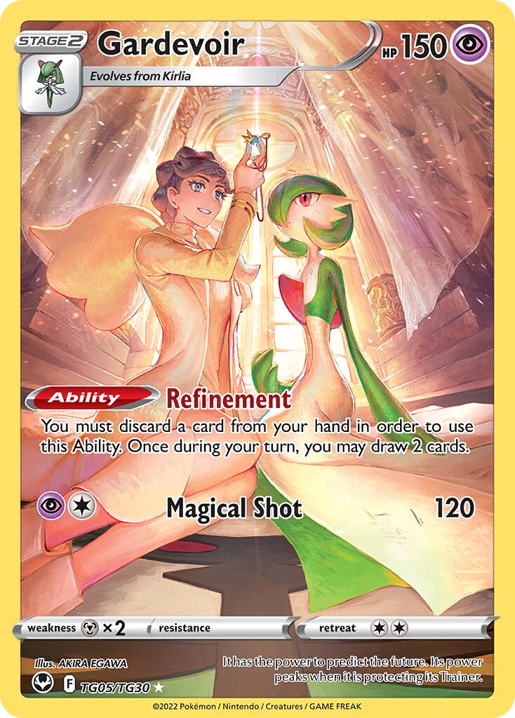 Gardevoir 005/30 — Silver Tempest (Trainer Gallery) (English Pokémon TCG card)