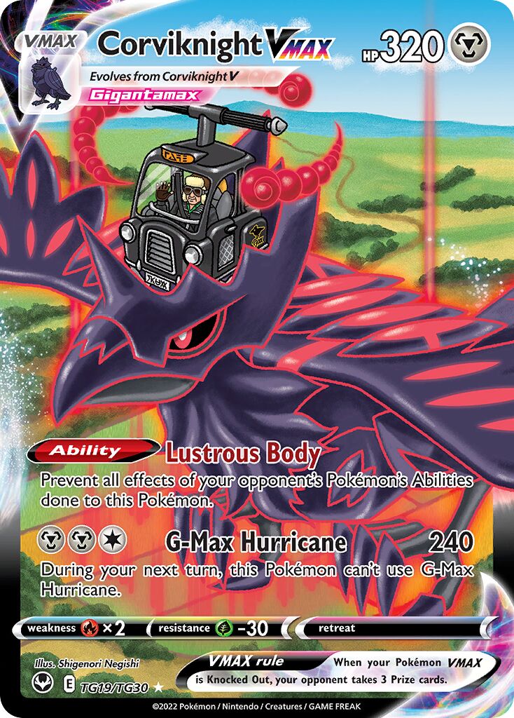 Corviknight VMAX 019/30 — Silver Tempest (Trainer Gallery) (English Pokémon TCG card)