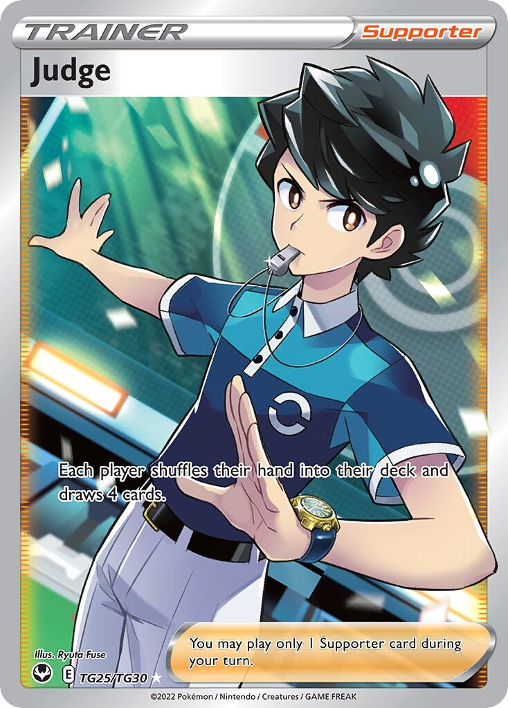 Judge 025/30 — Silver Tempest (Trainer Gallery) (English Pokémon TCG card)