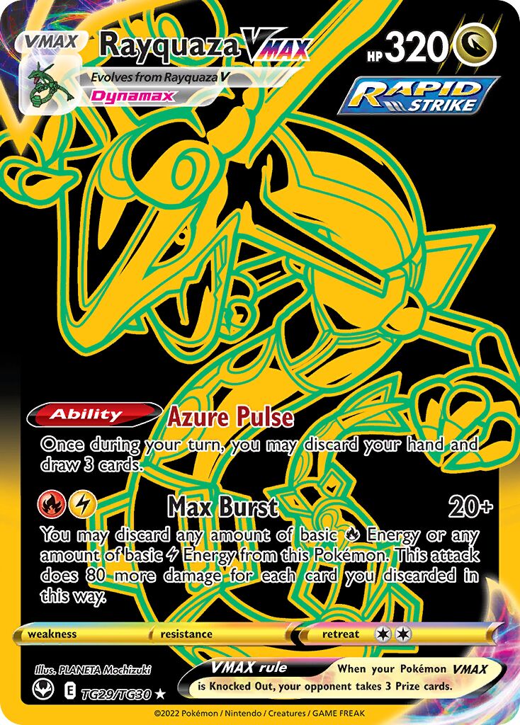 Rayquaza VMAX 029/30 — Silver Tempest (Trainer Gallery) (English Pokémon TCG card)