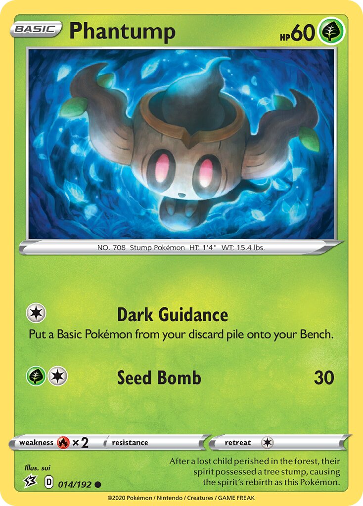 Phantump 014/209 — Rebel Clash (English Pokémon TCG card)