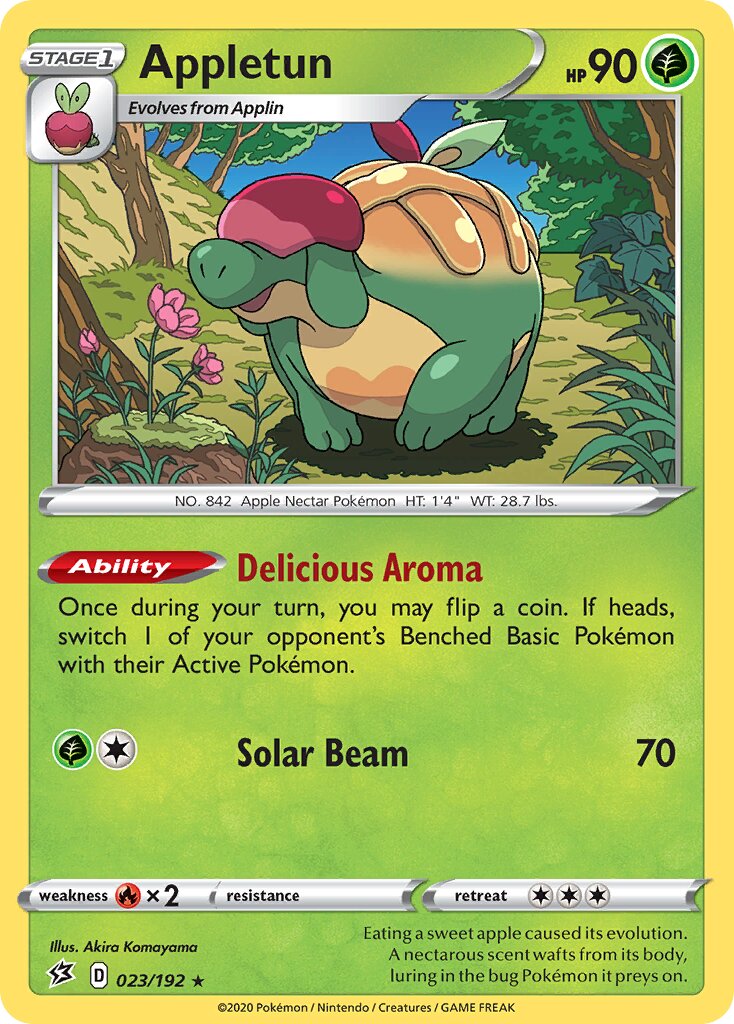 Appletun 023/209 — Rebel Clash (English Pokémon TCG card)