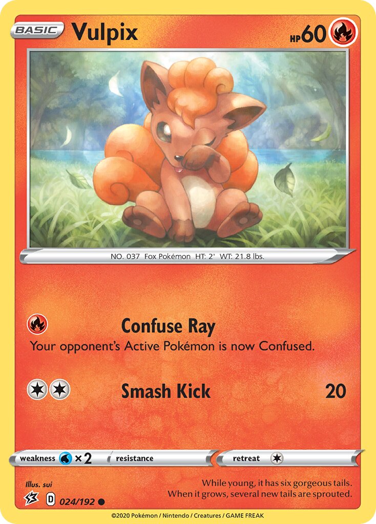 Vulpix 024/209 — Rebel Clash (English Pokémon TCG card)