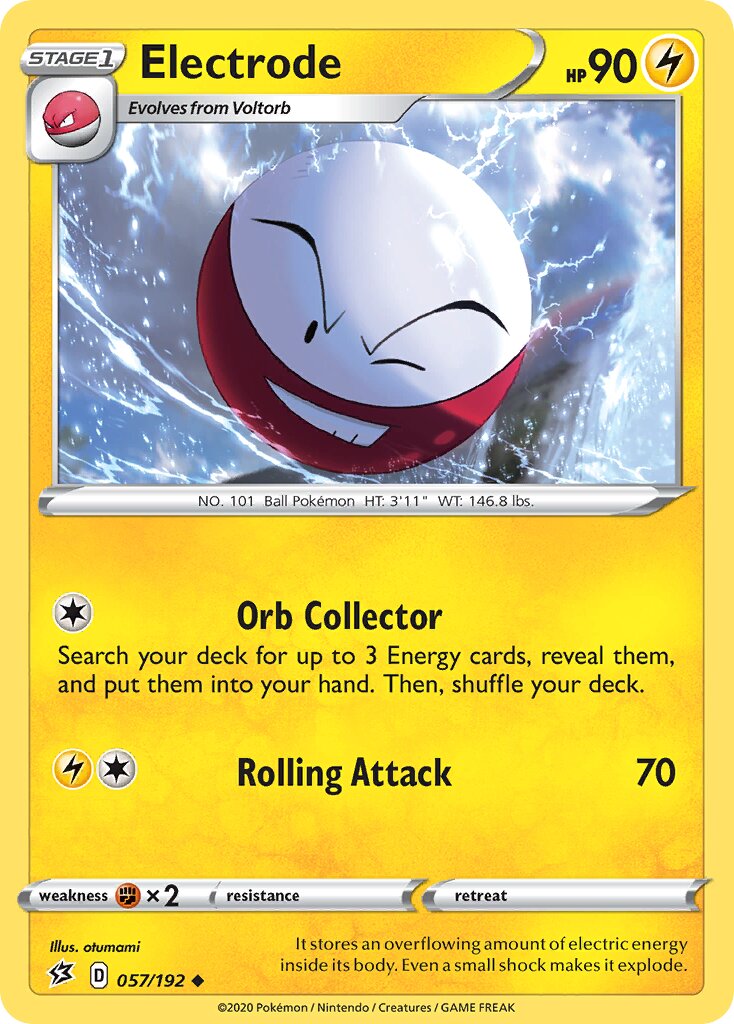 Electrode 057/209 — Rebel Clash (English Pokémon TCG card)