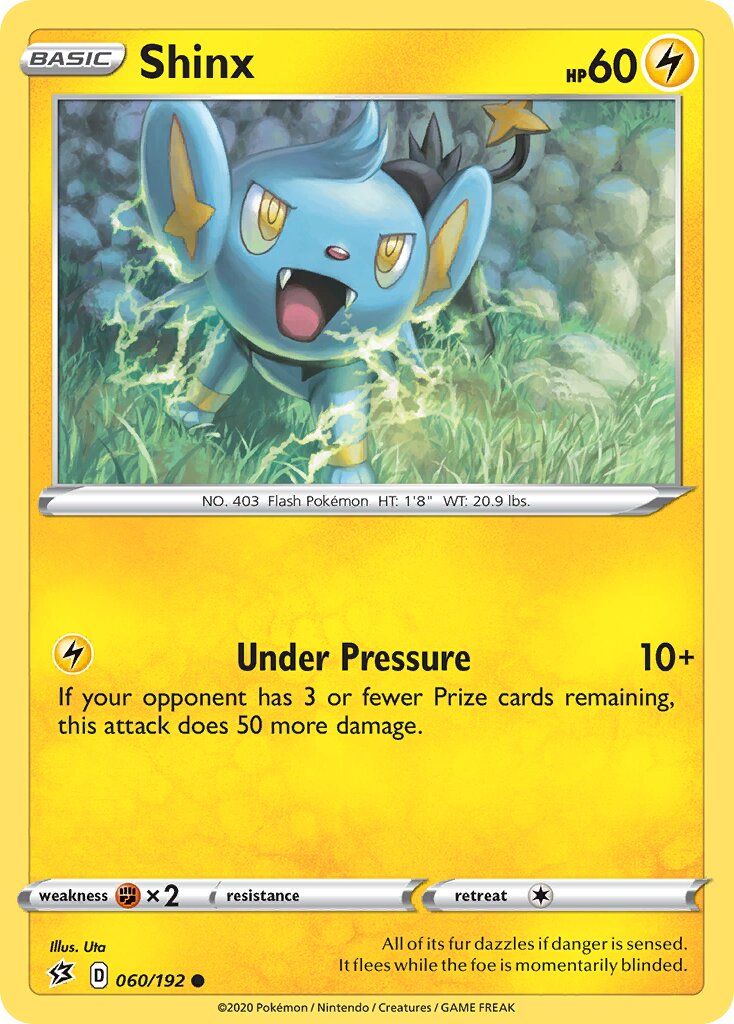 Shinx 060/209 — Rebel Clash (English Pokémon TCG card)