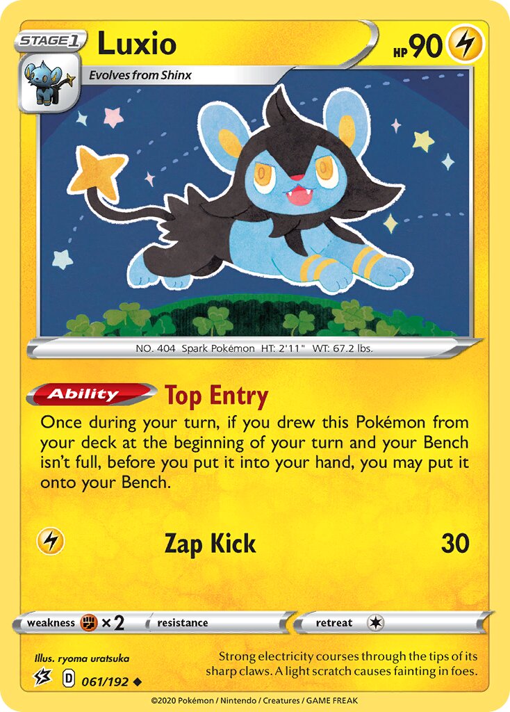 Luxio 061/209 — Rebel Clash (English Pokémon TCG card)