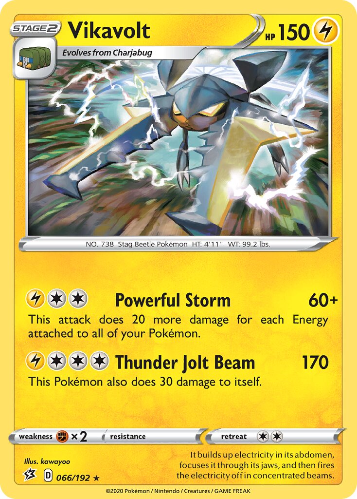 Vikavolt 066/209 — Rebel Clash (English Pokémon TCG card)