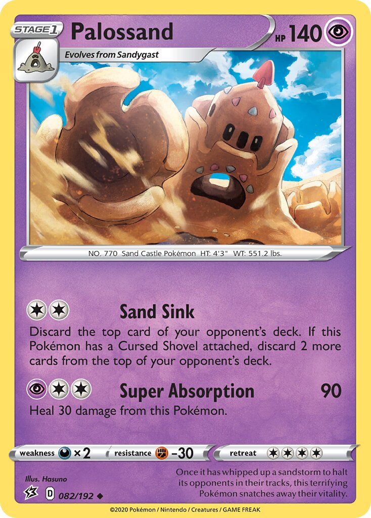 Palossand 082/209 — Rebel Clash (English Pokémon TCG card)