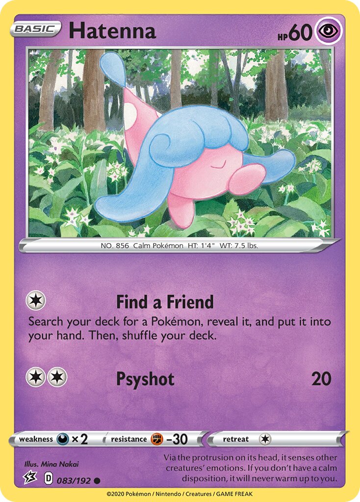 Hatenna 083/209 — Rebel Clash (English Pokémon TCG card)