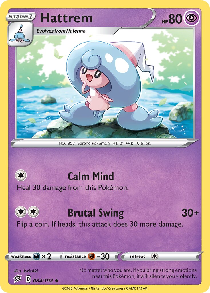Hattrem 084/209 — Rebel Clash (English Pokémon TCG card)