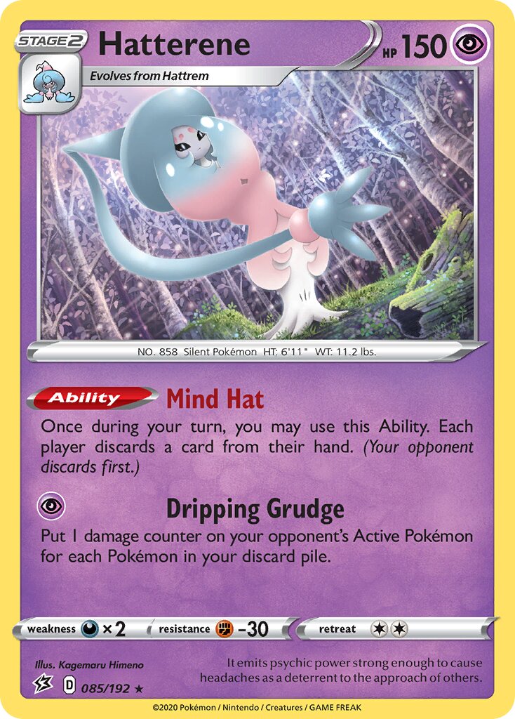 Hatterene 085/209 — Rebel Clash (English Pokémon TCG card)